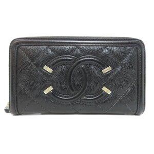CHANEL Authentic Black Wallet